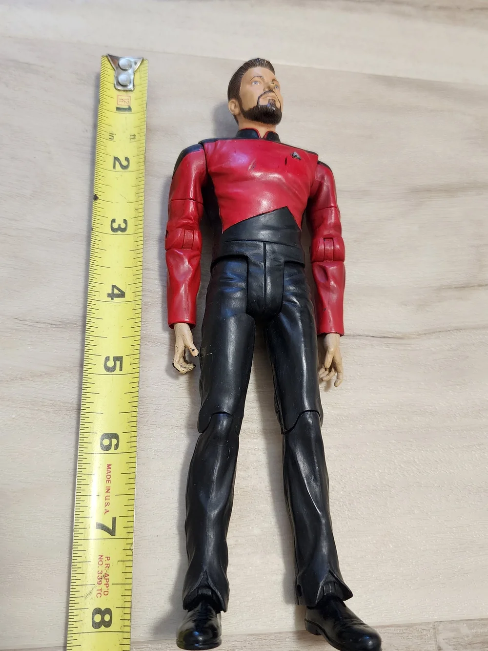 2006 Star Trek The Next Generation Commander William Riker Action Figure